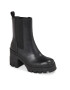 Calvin Klein Jeans Botine Chunky Heeled Chelsea Boot Lth YW0YW01112 Negru - Pled.ro