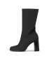 Calvin Klein Jeans Botine Heel Zip Boot Lth Wn YW0YW01113 Negru - Pled.ro