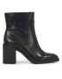 Calvin Klein Jeans Botine Mid Block Heel Boot Lth Wn YW0YW01259 Negru - Pled.ro