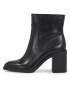 Calvin Klein Jeans Botine Mid Block Heel Boot Lth Wn YW0YW01259 Negru - Pled.ro