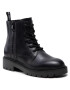 Calvin Klein Jeans Botine Mid Boot Laceup Zip Lth YW0YW00008 Negru - Pled.ro