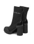 Calvin Klein Jeans Botine Platform Knit Sock Knit Wn YW0YW01196 Negru - Pled.ro