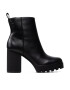 Calvin Klein Jeans Botine Platform Mid Boot W Zip 95 YW0YW00415 Negru - Pled.ro