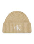 Calvin Klein Jeans Căciulă Monogram Wool Blend Beanie K60K608364 Bej - Pled.ro