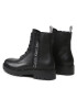 Calvin Klein Jeans Cizme Combat Mid Laceup Boot W Zip YM0YM00262 Negru - Pled.ro