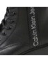 Calvin Klein Jeans Cizme Combat Mid Laceup Boot W Zip YM0YM00262 Negru - Pled.ro