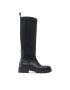 Calvin Klein Jeans Cizme de cauciuc High Rainboot Neoprene YW0YW00838 Negru - Pled.ro