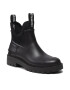 Calvin Klein Jeans Cizme de cauciuc Mid Rainboot Chelsea YW0YW00424 Negru - Pled.ro