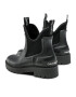 Calvin Klein Jeans Cizme de cauciuc Mid Rainboot Chelsea YW0YW01034 Negru - Pled.ro