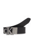 Calvin Klein Jeans Curea de Damă Round Mn/Rev Lthr Text Belt K60K611248 Negru - Pled.ro