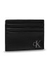 Calvin Klein Jeans Etui pentru carduri Minimal Monogram Card Case 6cc K60K608401 Negru - Pled.ro