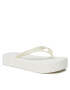 Calvin Klein Jeans Flip flop Beach Sandal Flatform Logo YW0YW01092 Alb - Pled.ro