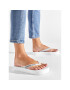 Calvin Klein Jeans Flip flop Beach Sandal Flatform YW0YW00716 Alb - Pled.ro