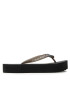 Calvin Klein Jeans Flip flop Beach Sandal Flatform YW0YW00716 Negru - Pled.ro