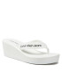 Calvin Klein Jeans Flip flop Beach Sandal Monogram YW0YW00643 Alb - Pled.ro