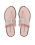 Calvin Klein Jeans Flip flop Flat Sandal Toe Slide Lth YW0YW00538 Roz - Pled.ro