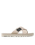 Calvin Klein Jeans Flip flop Prefresato Crisscros Badge YM0YM00641 Écru - Pled.ro