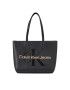 Calvin Klein Jeans Geantă Sculpted Shopper29 Mono K60K610276 Negru - Pled.ro