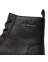 Calvin Klein Jeans Ghete Eva Mid Laceup Boot Lth YM0YM00751 Negru - Pled.ro