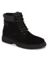 Calvin Klein Jeans Ghete Eva Mid Laceup Boot Suede YM0YM00802 Negru - Pled.ro