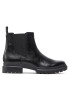 Calvin Klein Jeans Ghete Jodhpur Cleated Chelsea Boot YW0YW00834 Negru - Pled.ro