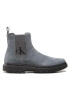 Calvin Klein Jeans Ghete Jodhpur Lug Mid Chelsea Boot YM0YM00271 Gri - Pled.ro