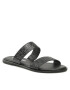 Calvin Klein Jeans Șlapi Flat Sandal Twostraps Em Pa-Pl YW0YW00141 Negru - Pled.ro