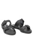 Calvin Klein Jeans Șlapi Flat Sandal Twostrips Rub YW0YW00537 Negru - Pled.ro