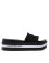 Calvin Klein Jeans Șlapi Flatform Sandal Slide YW0YW00563 Negru - Pled.ro