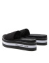 Calvin Klein Jeans Șlapi Flatform Sandal Slide YW0YW00563 Negru - Pled.ro