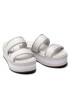 Calvin Klein Jeans Șlapi Flatform Sandal Twostraps YW0YW00561 Alb - Pled.ro