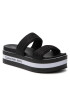 Calvin Klein Jeans Șlapi Flatform Sandal Twostraps YW0YW00561 Negru - Pled.ro