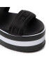 Calvin Klein Jeans Șlapi Flatform Sandal Twostraps YW0YW00561 Negru - Pled.ro