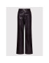 Calvin Klein Jeans Pantaloni din imitație de piele J20J218954 Negru Regular Fit - Pled.ro