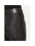 Calvin Klein Jeans Pantaloni din imitație de piele J20J222552 Negru Straight Fit - Pled.ro