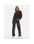 Calvin Klein Jeans Pantaloni din imitație de piele Milano J20J221925 Negru Straight Fit - Pled.ro