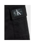 Calvin Klein Jeans Pantaloni din material Cargo IB0IB01341 Negru Regular Fit - Pled.ro