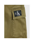 Calvin Klein Jeans Pantaloni din material Cargo IB0IB01341 Verde Regular Fit - Pled.ro