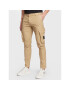 Calvin Klein Jeans Pantaloni din material J30J322043 Bej Regular Fit - Pled.ro