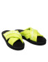 Calvin Klein Jeans Papuci de casă Home Criss Cross Slipper YW0YW00477 Verde - Pled.ro