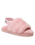 Calvin Klein Jeans Papuci de casă Home Slipper Fakefur Elastic YW0YW00751 Roz - Pled.ro