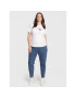 Calvin Klein Jeans Plus Blugi J20J217529 Albastru Mom Fit - Pled.ro