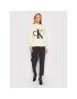 Calvin Klein Jeans Pulover J20J216595 Bej Relaxed Fit - Pled.ro