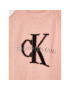 Calvin Klein Jeans Pulover Monogram Logo IG0IG01149 Roz Regular Fit - Pled.ro