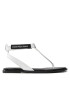 Calvin Klein Jeans Sandale Flat Sandal Toe YW0YW00545 Alb - Pled.ro