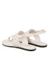 Calvin Klein Jeans Sandale Flat Sandal Toepost Webbing YW0YW00956 Alb - Pled.ro