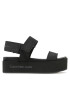 Calvin Klein Jeans Sandale Flatform Sandal Softny YW0YW00965 Negru - Pled.ro