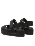 Calvin Klein Jeans Sandale Flatform Sandal Softny YW0YW00965 Negru - Pled.ro