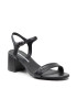 Calvin Klein Jeans Sandale Heel Sandal Strap Lth YW0YW00135 Negru - Pled.ro