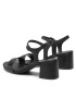 Calvin Klein Jeans Sandale Heel Sandal Strap Lth YW0YW00554 Negru - Pled.ro